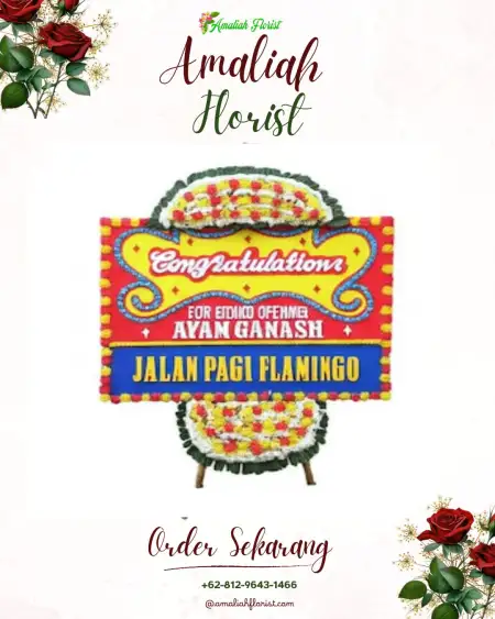 Sewa Papan Bunga Karadenan